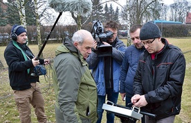  – Prawdziwą sensacją może okazać się miejsce potencjalnego ukrycia flag zdobytych w czasie bitwy pod Beresteczkiem, nieopodal klasztoru – mówi  ks. Przemysław Kawecki (drugi od prawej)