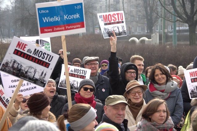 Nie dla mostu Krasińskiego!