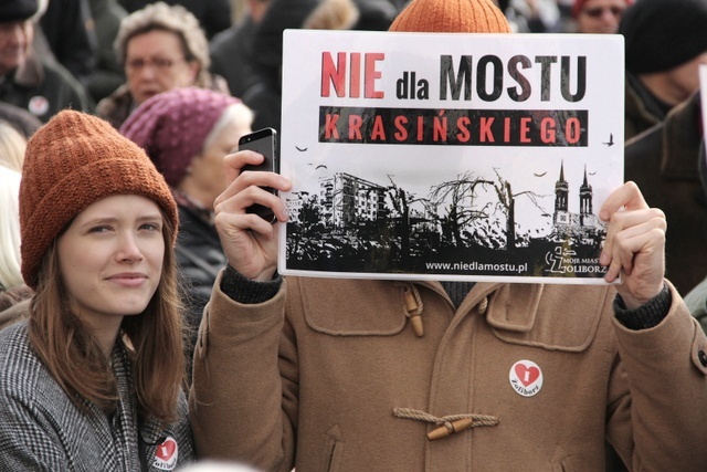 Nie dla mostu Krasińskiego!