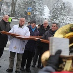 Znaki ŚDM w DPS-ie w Zielonej Górze