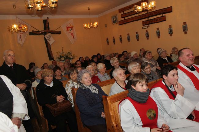 Znaki ŚDM w DPS-ie w Zielonej Górze