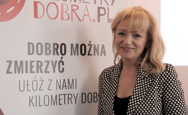 Akcję wsparła aktorka Katarzyna Żak wraz z mężem Cezarym