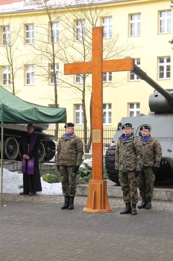 Znaki ŚDM u żołnierzy w Żaganiu