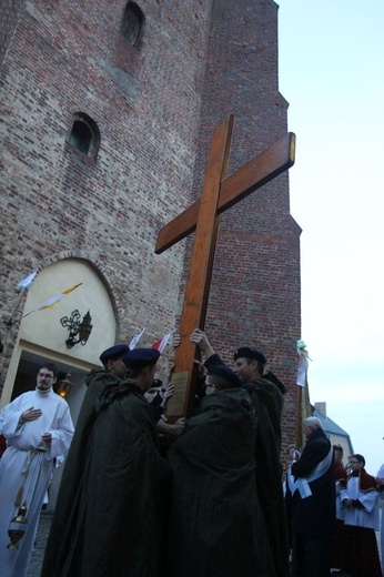 Symbole ŚDM we Wschowie