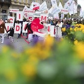 Marsz Świętości Życia, 19 kwietnia 2015 r. na ulicach Warszawy