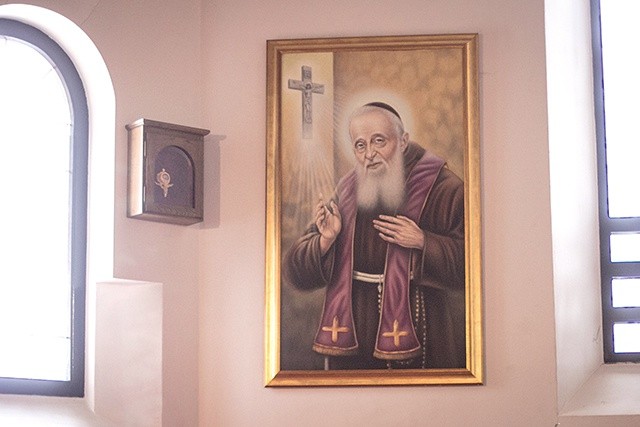 Obraz świętego namalował olsztyński artysta Józef Młyński