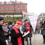 Rozpoczęcie konnej pielgrzymki z Łagiewnik do Rzymu