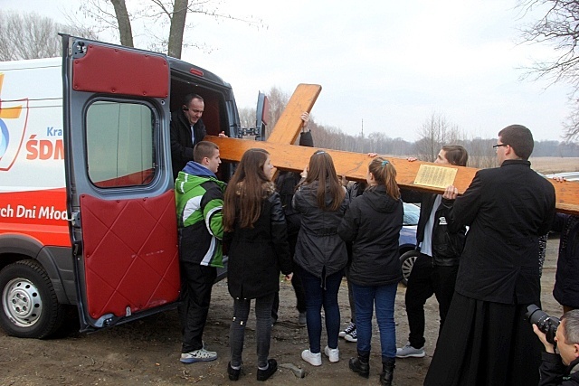 Symbole ŚDM w Porajowie