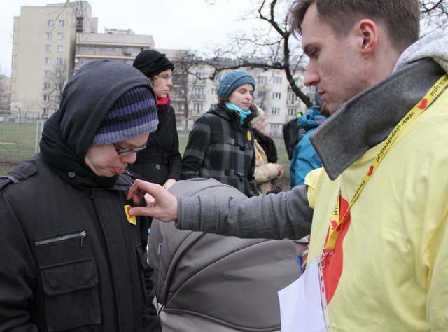 Pikieta przed Szpitalem Świętej Rodziny