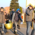 Chorągwiarze z parafii w Bobrownikach