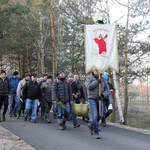 Chorągwiarze z parafii w Bobrownikach