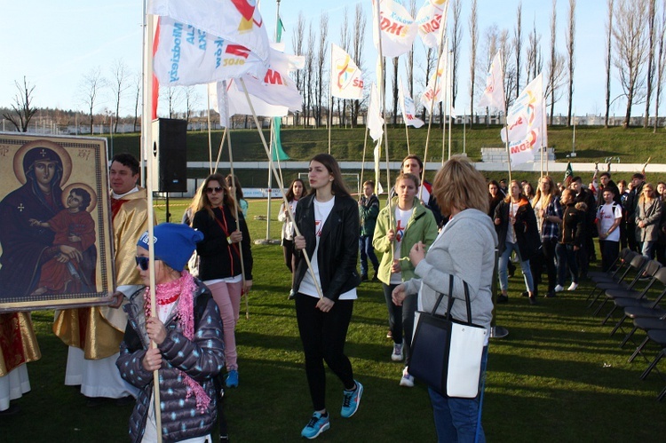 Msza papieska na stadionie