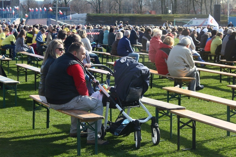 Msza papieska na stadionie