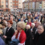 Koronka na koszalinskim rynku