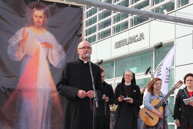 Koronka na koszalinskim rynku