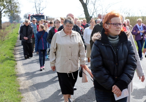 Procesja dekanalna miłosierdzia Wróblowice-Lutynia