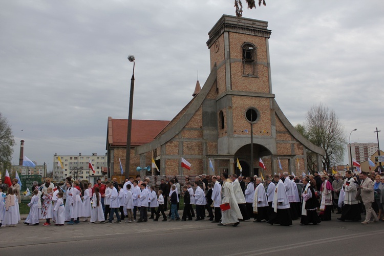 Płock. Nawiedzenie w parafii Matki Bożej Fatimskiej