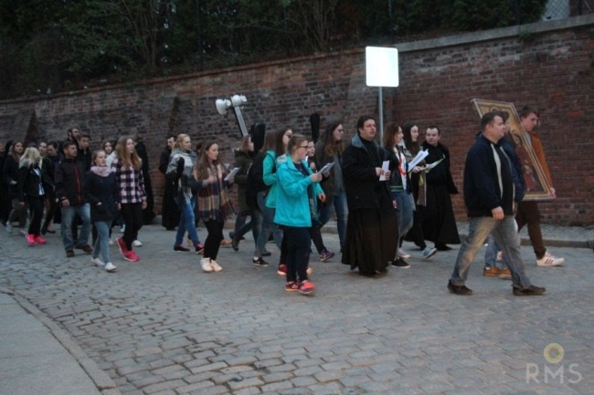 Symbole ŚDM w Trzebnicy