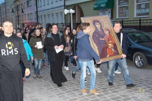 Symbole ŚDM w Trzebnicy