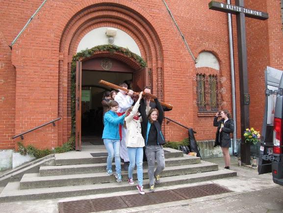 Symbole ŚDM w Obornikach Śląskich cz.2