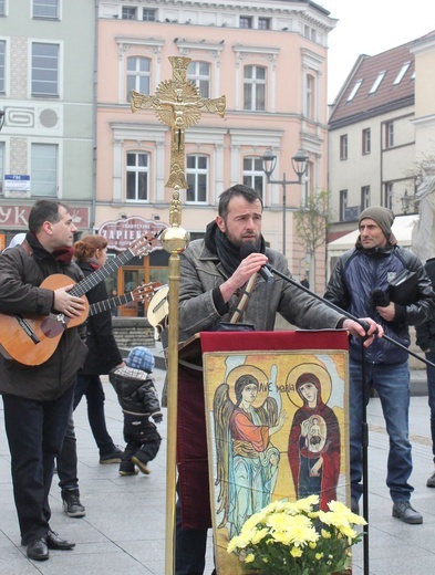 Ewangelizacja na rynku w Gliwicach