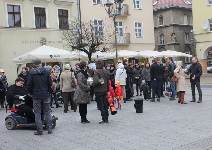 Ewangelizacja na rynku w Gliwicach