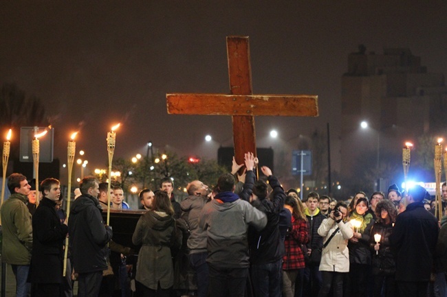 Symbole ŚDM we Wrocławiu-Gądowie