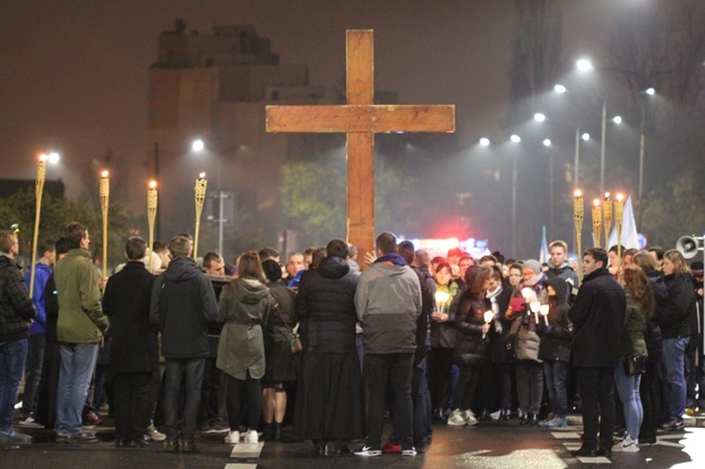 Symbole ŚDM we Wrocławiu-Gądowie