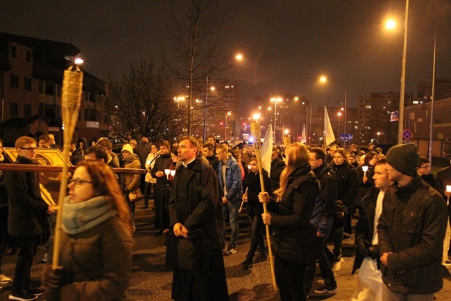 Symbole ŚDM we Wrocławiu-Gądowie