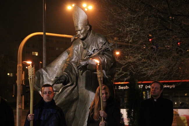 Symbole ŚDM we Wrocławiu-Gądowie