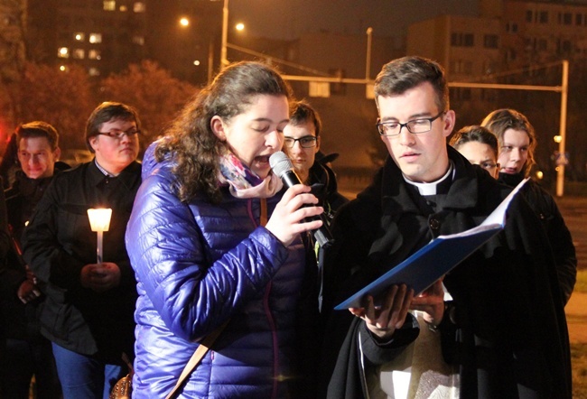 Symbole ŚDM we Wrocławiu-Gądowie