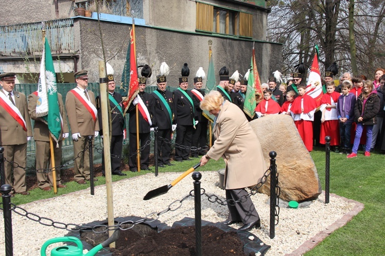 Dąb dla Polski i górników 