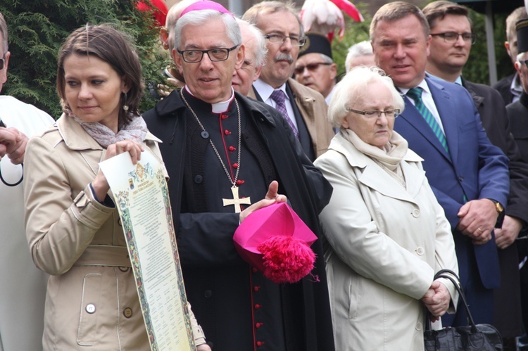 Dąb dla Polski i górników 