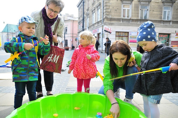 Inauguracja wyścigu kaczek z MKS Selgros Lublin