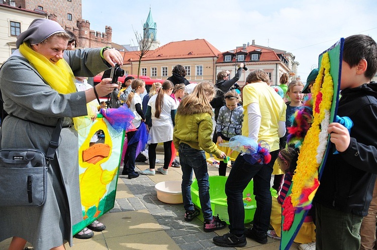 Inauguracja wyścigu kaczek z MKS Selgros Lublin