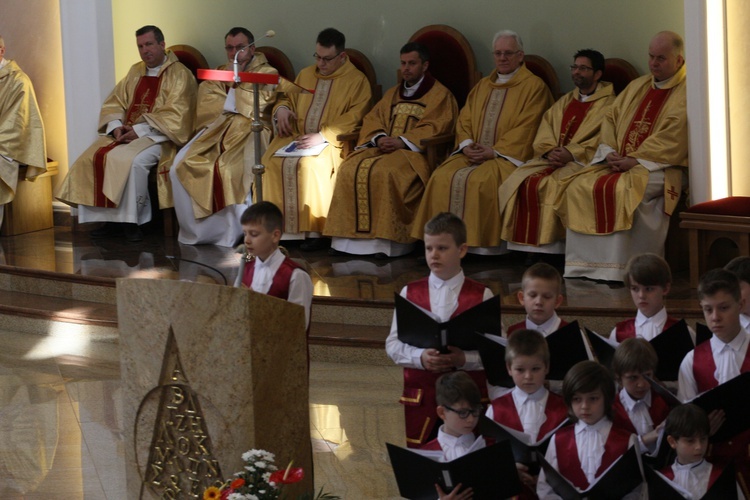 Msza św. rozpoczynająca piłkarskie mistrzostwa ministrantów archidiecezji lubelskiej. 