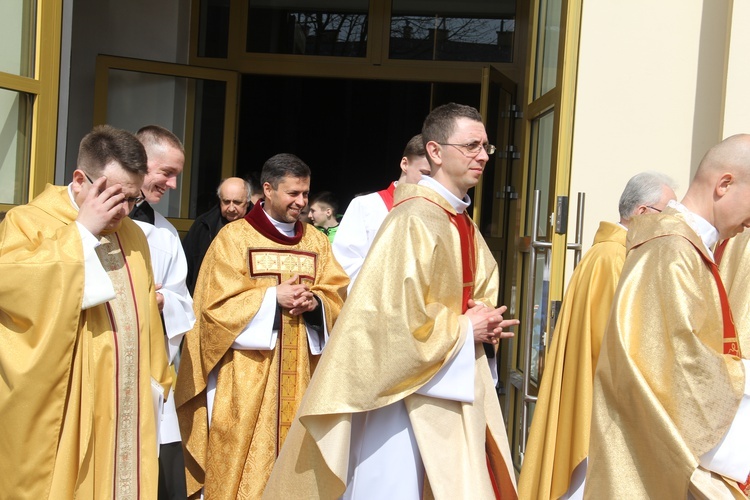 Msza św. rozpoczynająca piłkarskie mistrzostwa ministrantów archidiecezji lubelskiej. 