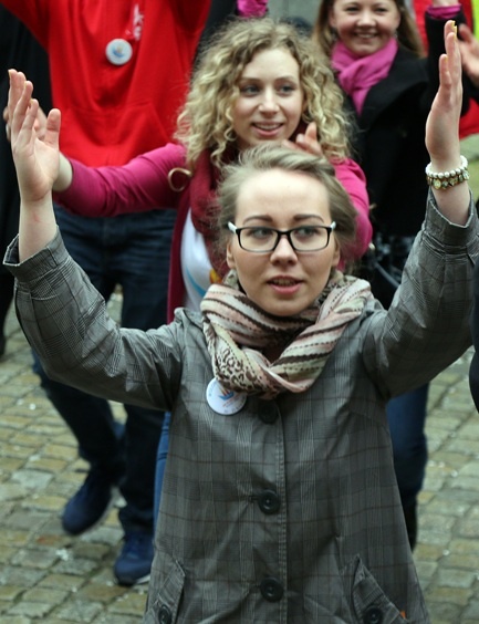 Taniec Miłosierdzia na Ostrowie Tumskim