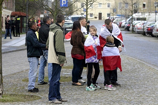 Manifestacja przeciwko imigrantom