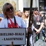 Msza św. dla pielgrzymów łagiewnickich - Hałcnów 2016