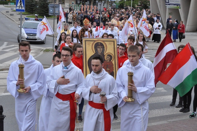 Limanowa - znaki ŚDM