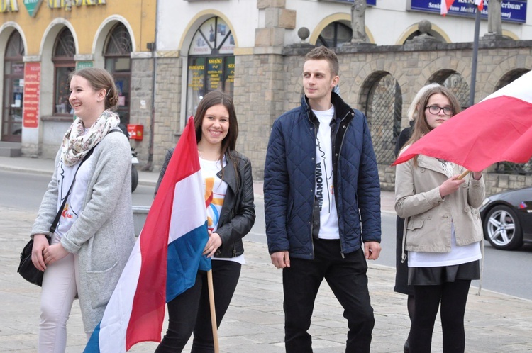 Limanowa - znaki ŚDM