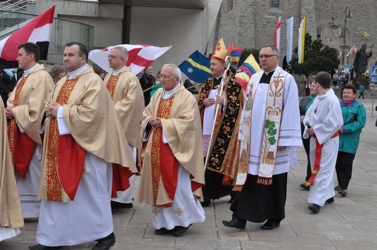 Limanowa - znaki ŚDM