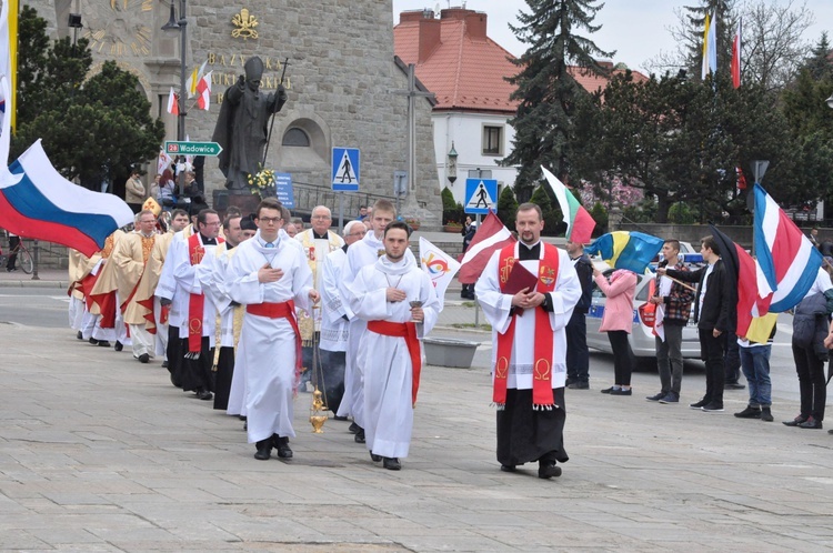 Limanowa - znaki ŚDM