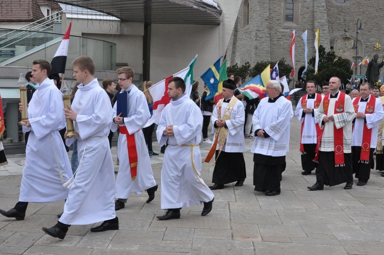 Limanowa - znaki ŚDM