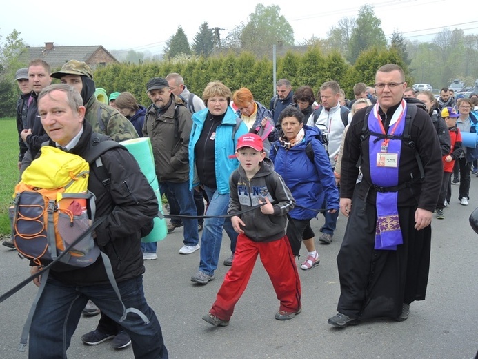 Na trasie 2. dnia - Łagiewniki 2016