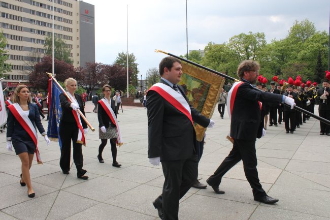 Uroczystości 3 maja w Gliwicach