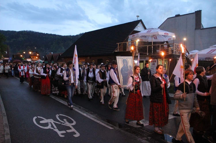 Symbole ŚDM w Krościenku