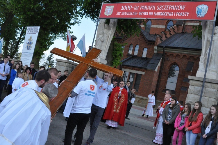 Znaki ŚDM w Szczepanowie