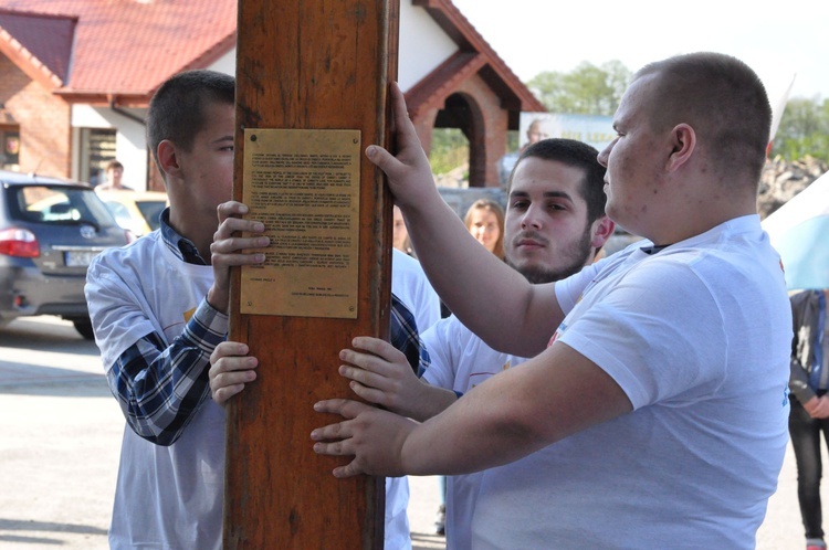 Znaki ŚDM w Szczepanowie